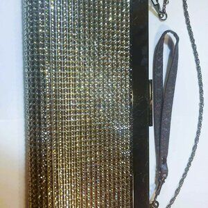 ✨ Vintage Le Château Sequin Clutch – Short Chain, 11×27 cm, Rare